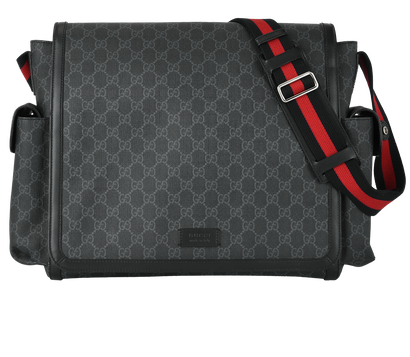 GG Supreme Diaper Bag, front view